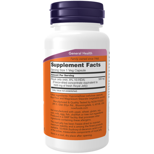 Royal Jelly Veg Capsules-Bee Products-AlchePharma