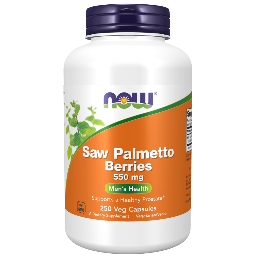 Saw Palmetto Berries 550 mg Veg Capsules-Herbs-AlchePharma