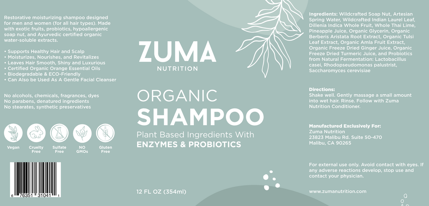 Org Enzymes & Probiotics Shampoo