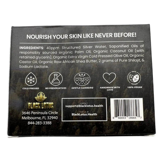 Shilajit Plant Based Soap - Infused with Colloidal Silver-Bar Soap-AlchePharma