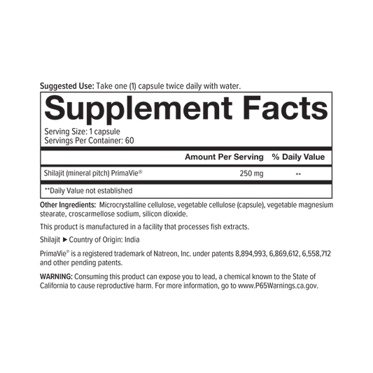 Shilajit for Men 60 Capsules-Men's Health-AlchePharma