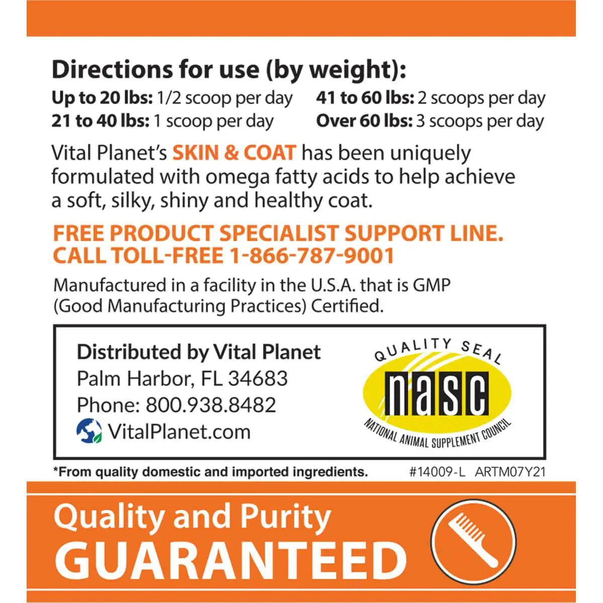 Skin & Coat for Dogs 3.92 Oz. Powder-Pet Supplements-AlchePharma