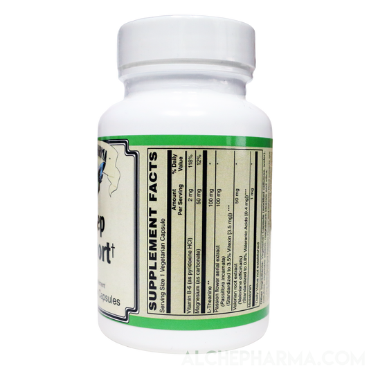 Sleep Support - Advanced Theanine Melatonin Blend ( For Bedtime Use Only )-Sleep and Relaxation-AlchePharma
