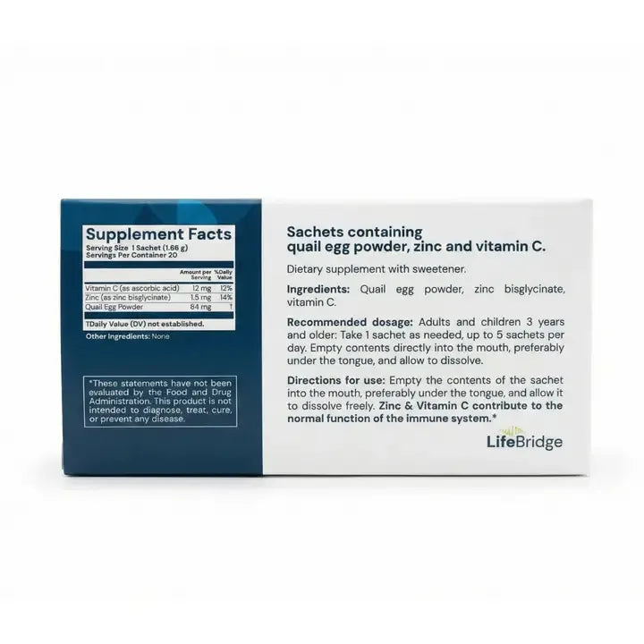 sniziQ - Natural Allergy & Hay Fever Support - 20 Sachets