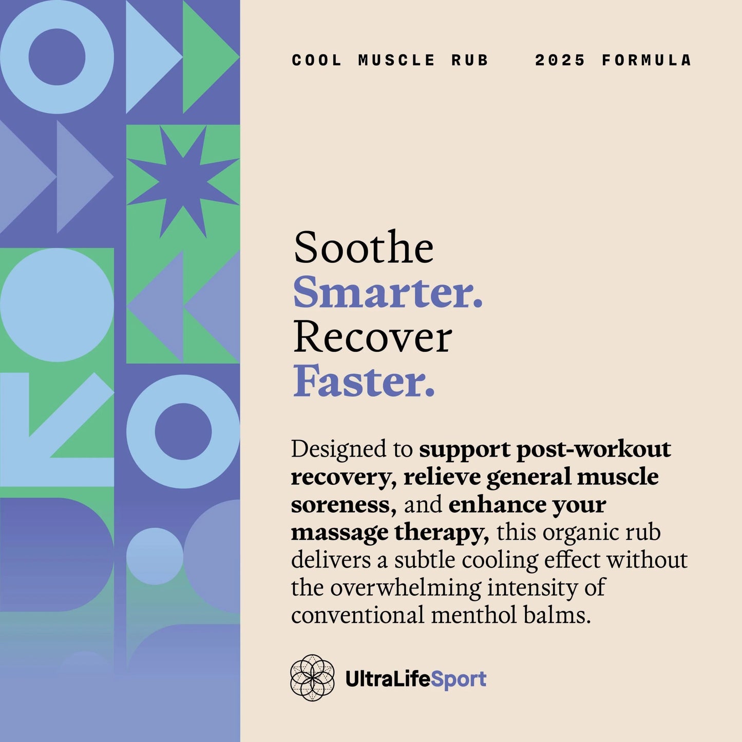 Cool Muscle Rub - Sore Muscle Relief - 1 Oz