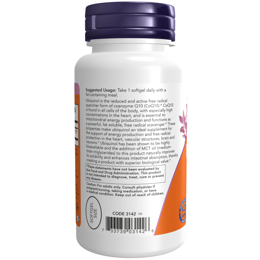 Ubiquinol 100 mg Softgels-CoQ10-AlchePharma