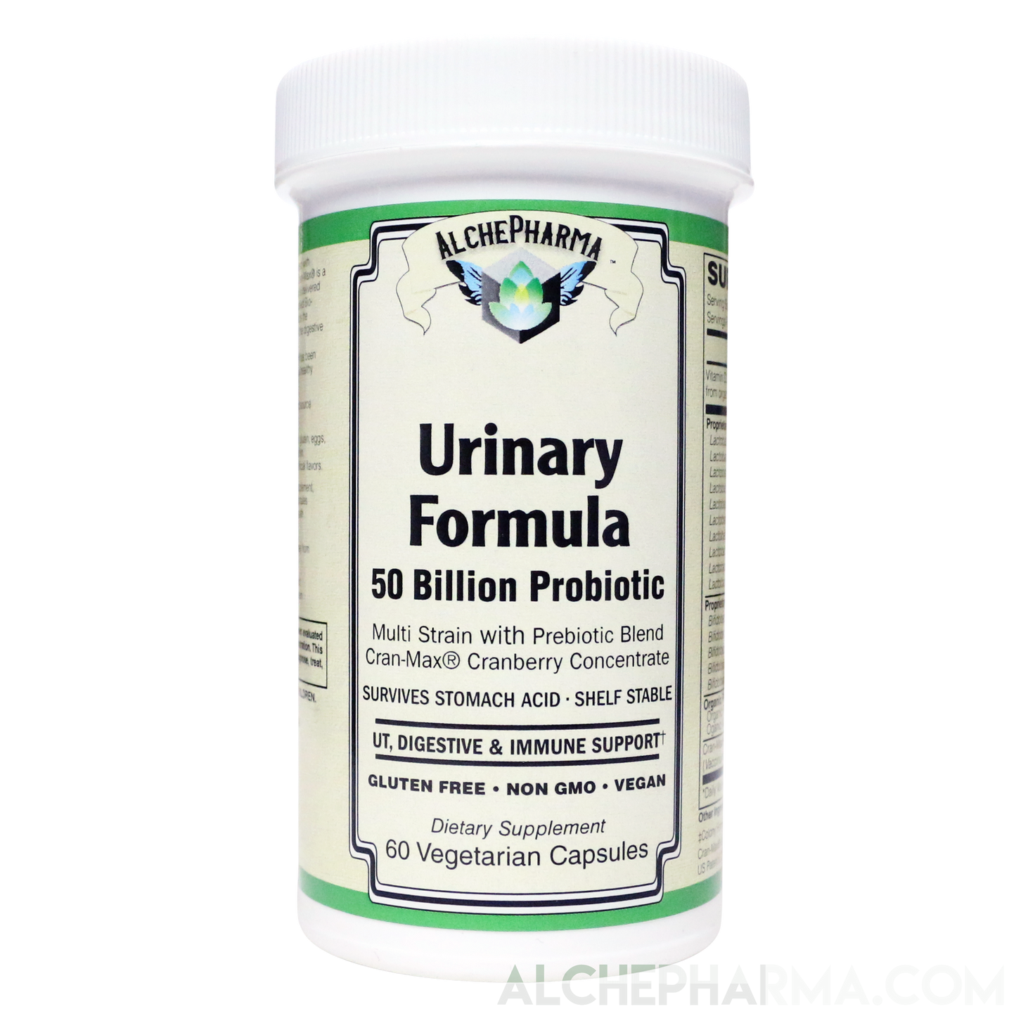Urinary Formula - 50 Billion Probiotic Multi Strain w/Pre-Biotic and Cran-Max®️-Probiotics-AlchePharma