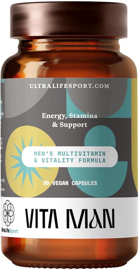 Vita Man - Men's Multivitamin & Vitality Formula - 30 Capsules