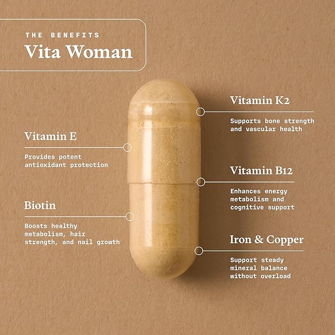 Vita Woman - Women's Multivitamin & Vitality Formula - 30 Capsules