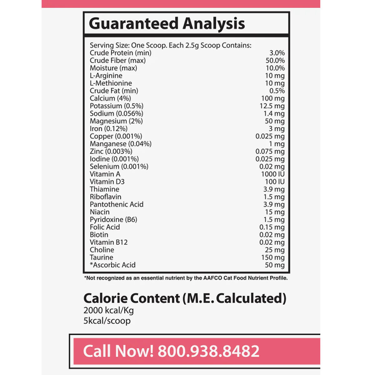 Vital Cat Multi-Vitamin 2.64 Oz. Powder (Fish Flavored)-Pet Supplements-AlchePharma