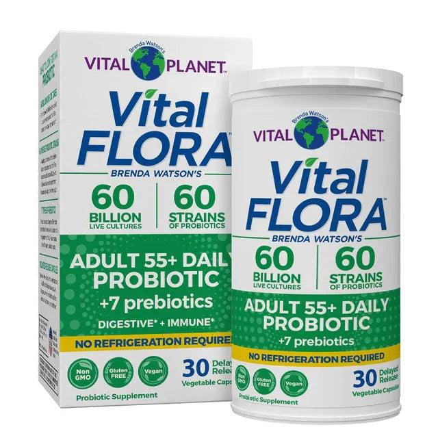 Vital Flora Adult 55+ Daily Probiotic-Probiotic-AlchePharma