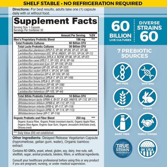 Vital Flora Men’s Probiotic-Probiotic-AlchePharma