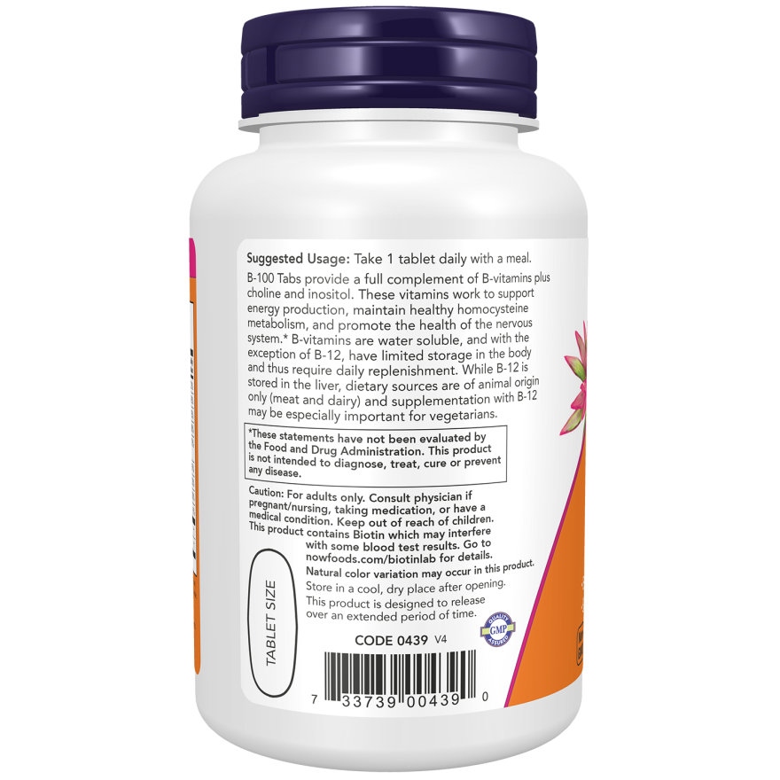 Vitamin B-100 Sustained Release Tablets-Vitamins-AlchePharma