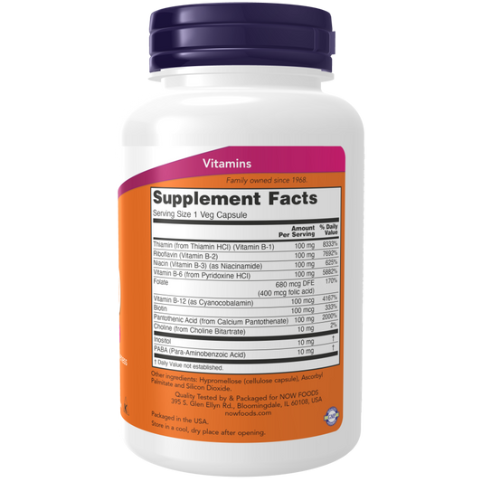 Vitamin B-100 Veg Capsules-Vitamins-AlchePharma