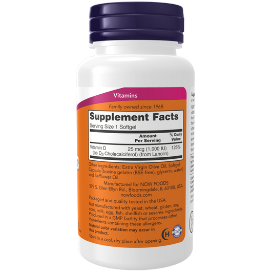 Vitamin D-3 1000 IU Softgels-Vitamins-AlchePharma