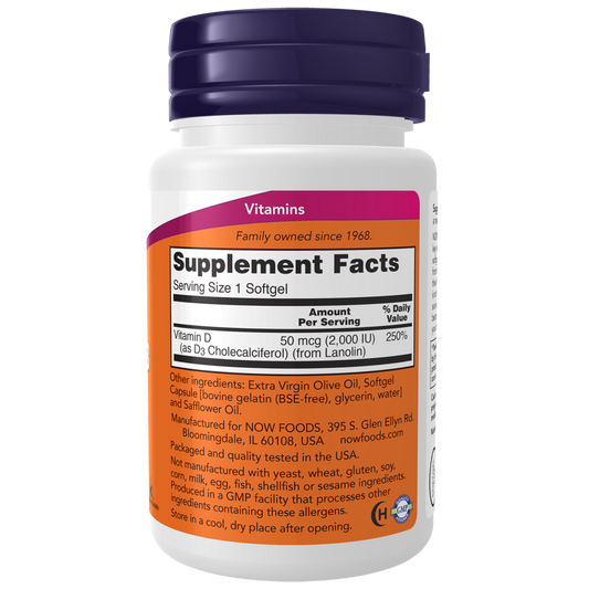 VIT D-3 2000 IU 240 SGELS-Vitamins-AlchePharma
