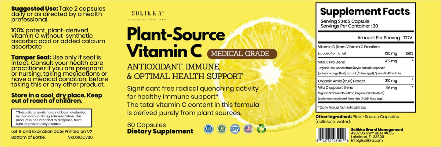 Plant Source Vitamin C