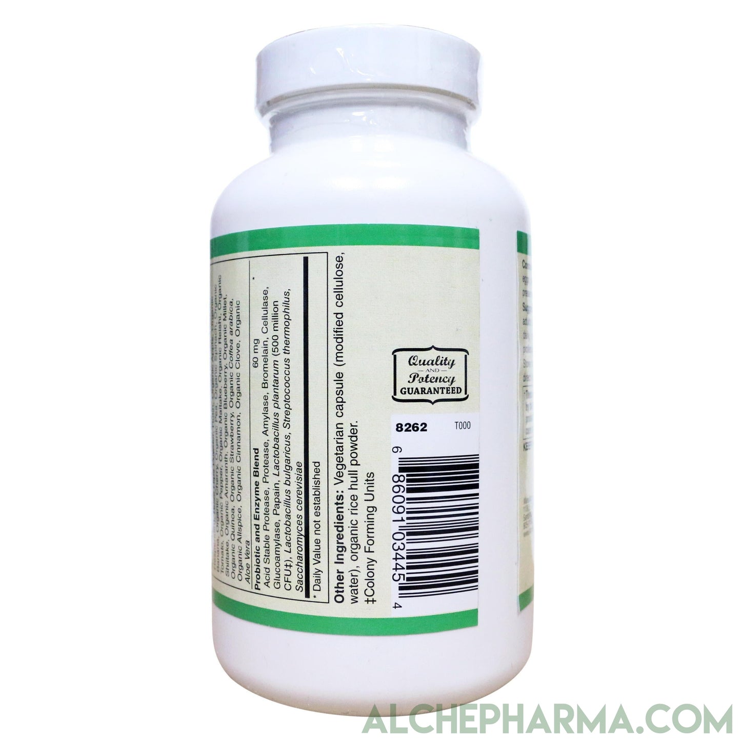 Whole Food Vitamin C ( Acerola Extract, Whole Food Blend ) 500mg = 2caps - Vegan-Anti-Oxidant-AlchePharma