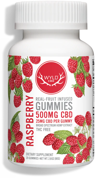 Raspberry CBD Gummies - 25 Mg Per Gummy