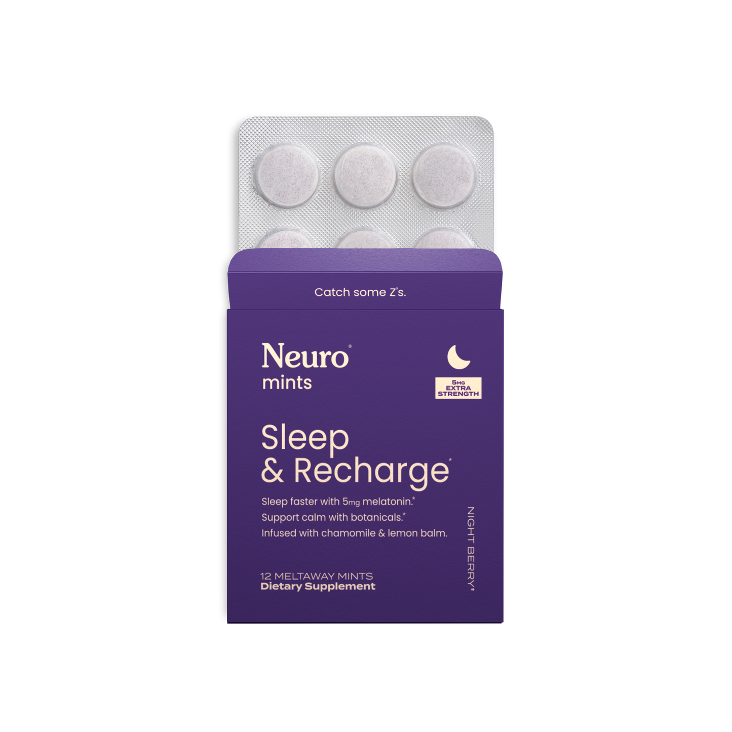 Sleep and Recharge | Night Berry Flavor | Extra Strength