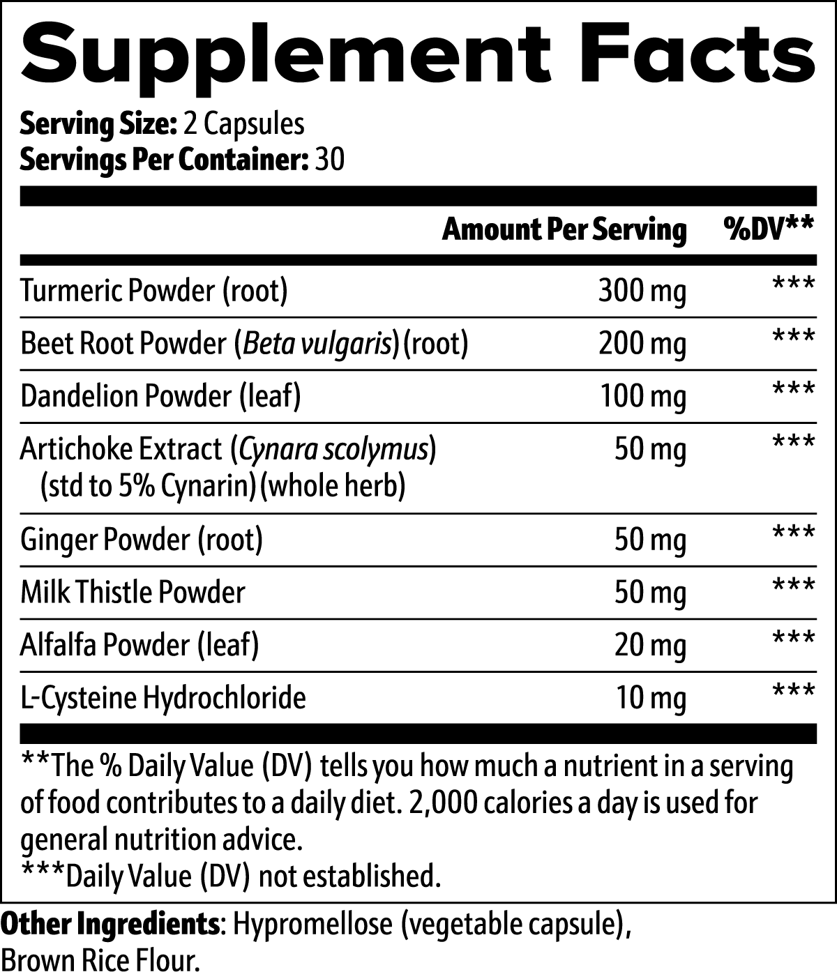 Liver Support 60 Capsules