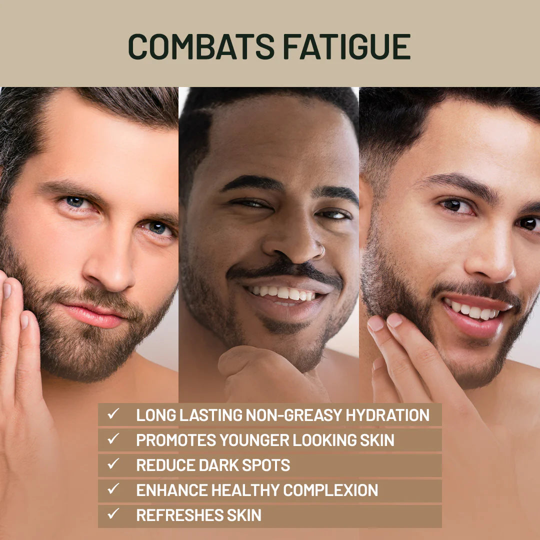 Hydrating Facial Moisturizer - For Men, with Marula Oil & Rooibos - 50 mL