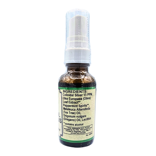 Colloidal Silver Plus - Herbal Topical Spray - 1 Fl. Oz.