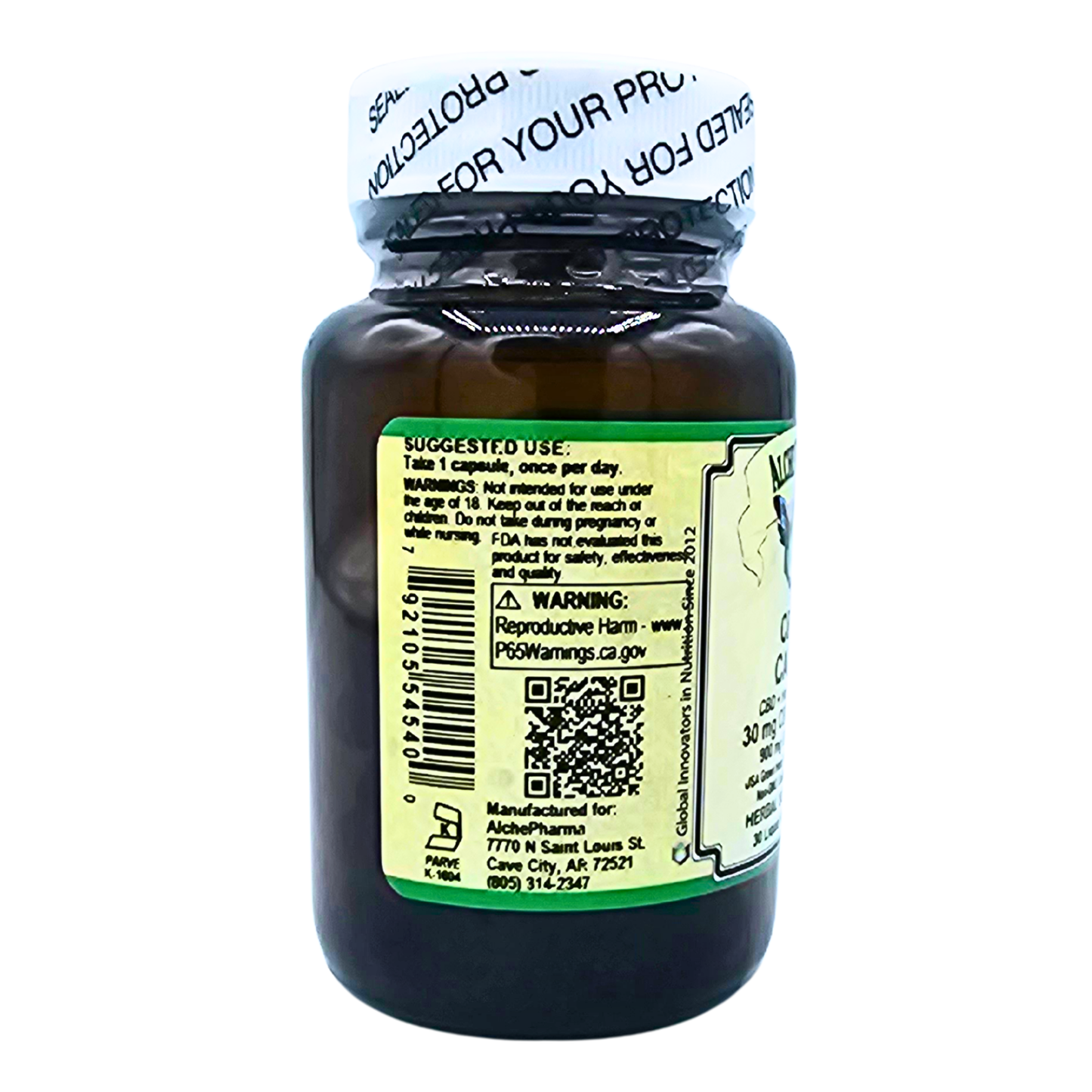 CBD Calm - CBD + Herbal Blend - 30 Liquid Filled Capsules