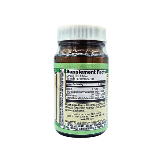 Chromium 200mcg - ChromeMate® GTF Tablets