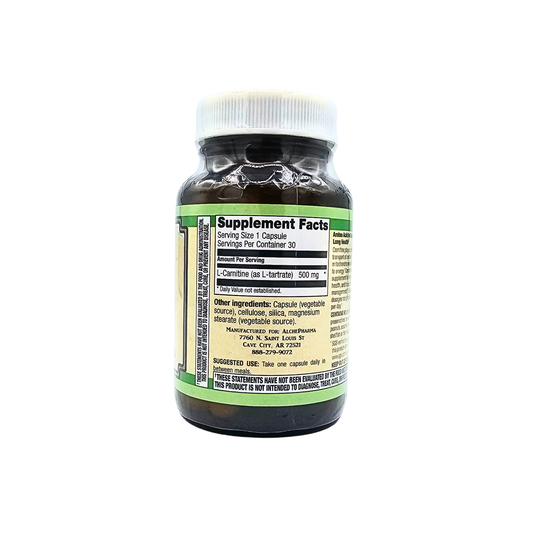 L-Carnitine 500 mg Veg Caps