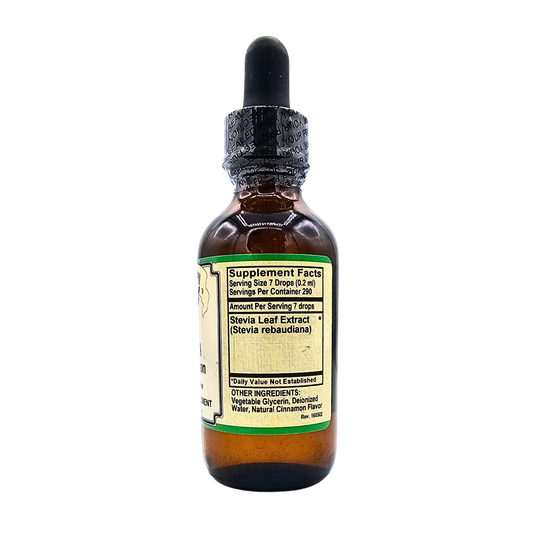 Stevia Leaf Extract, Cinnamon - 2 Fl. Oz.