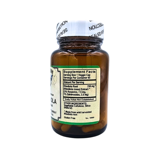 Rhodiola - Standardized Extract 250 Mg -