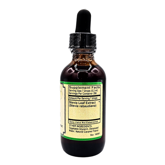 Stevia Leaf Extract, Caramel - 2 Fl. Oz.
