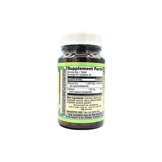 B-12 1,000 mcg Prolonged Release Tablets