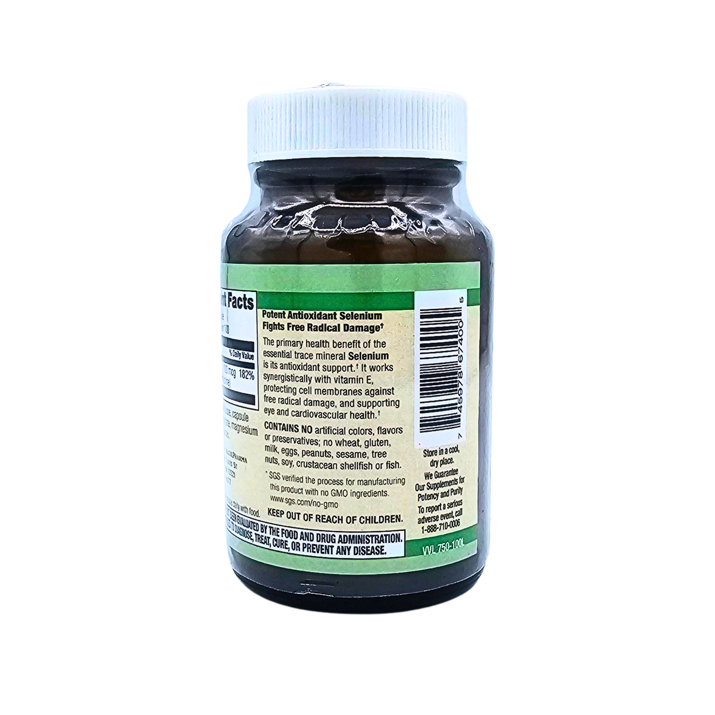 Selenium 100 mcg - Yeast Free