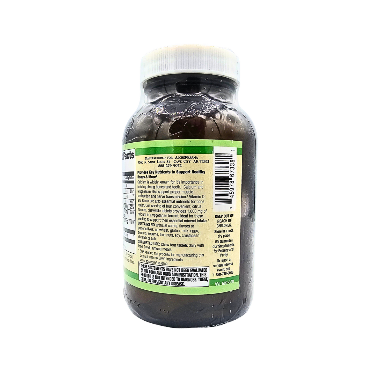 Chewable Calcium plus Boron - Citrus Flavored Tablets
