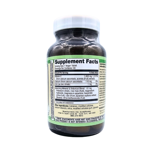 Vitamin C - 1,000 Mcg, Acid Free - 60 Tablets