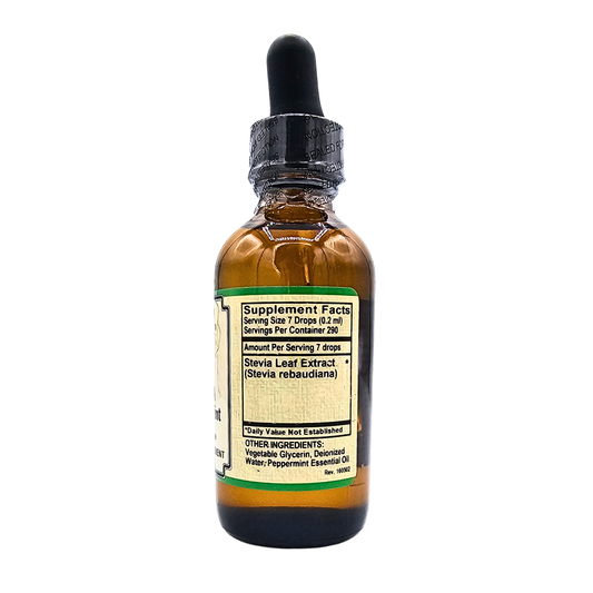 Stevia Leaf Extract, Peppermint - 2 Fl. Oz.