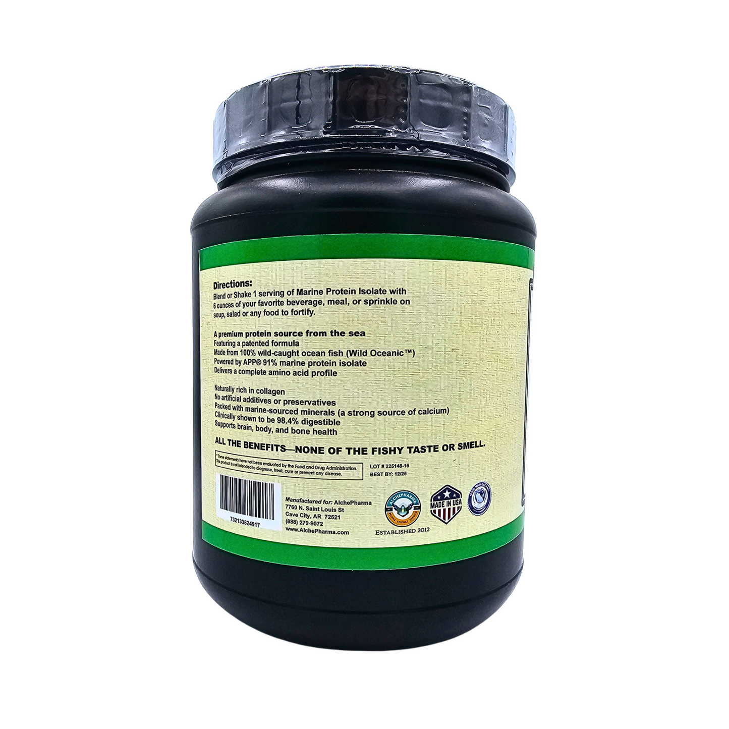 Marine Isolate Protein - Pure, Unflavored - 2 Lbs