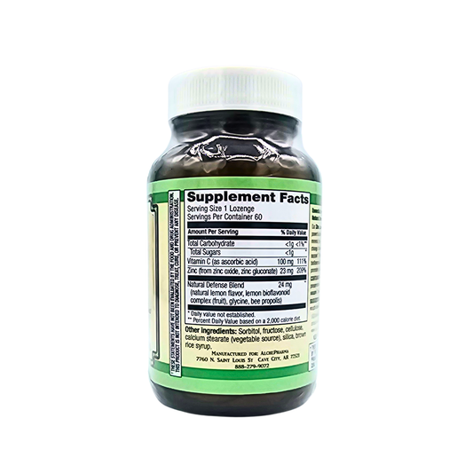 Zinc Lozenges - Cool Lemon Flavored