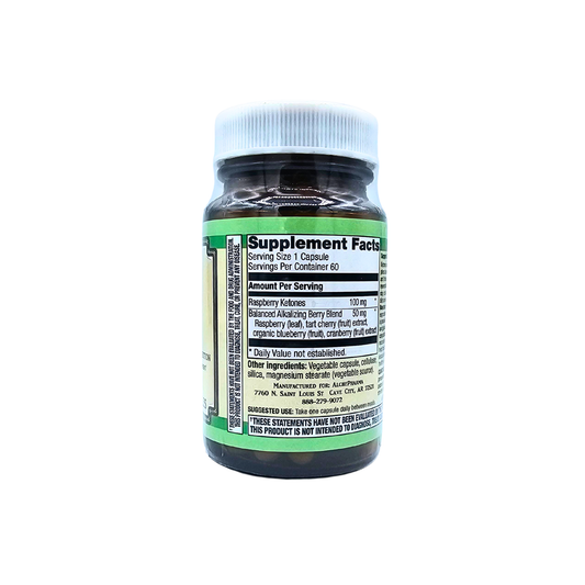 Raspberry Ketones - with Blueberry Protection - 60 Capsules