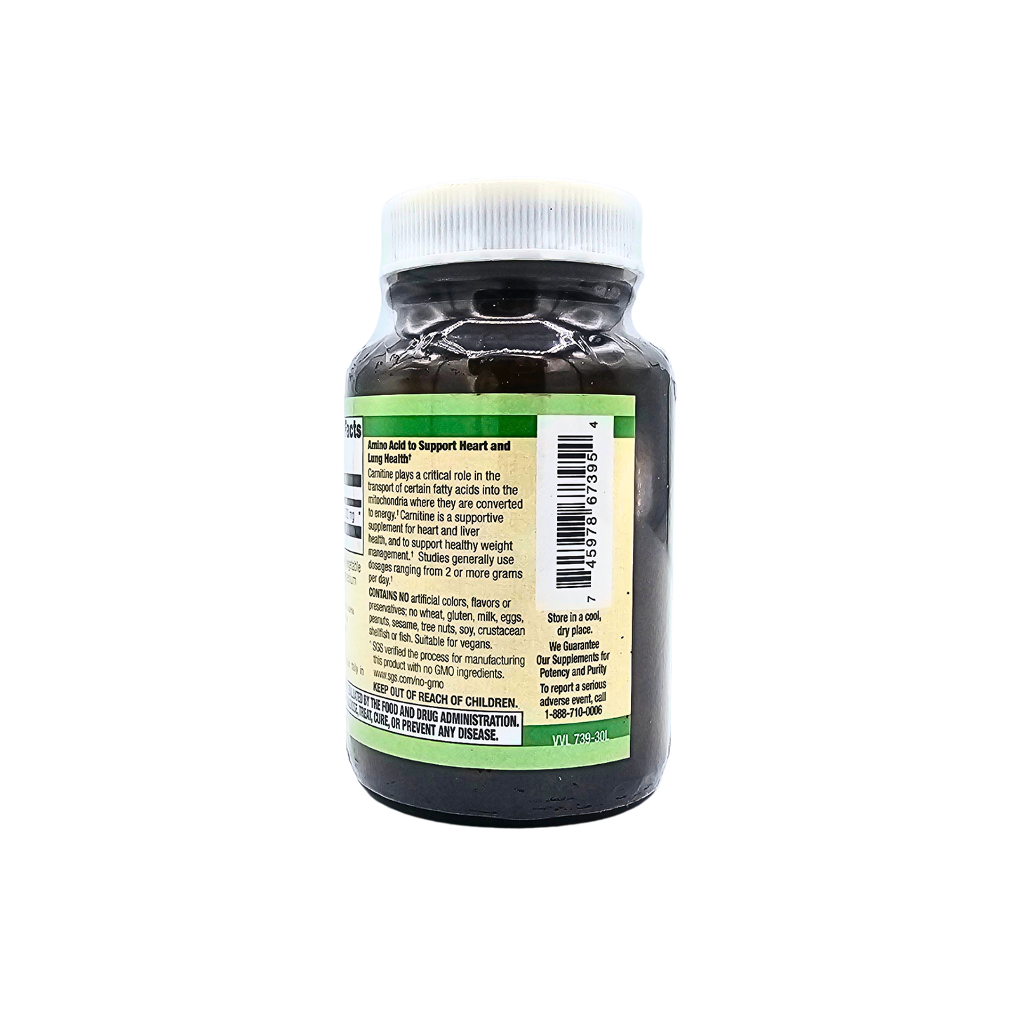 L-Carnitine 500 mg Veg Caps