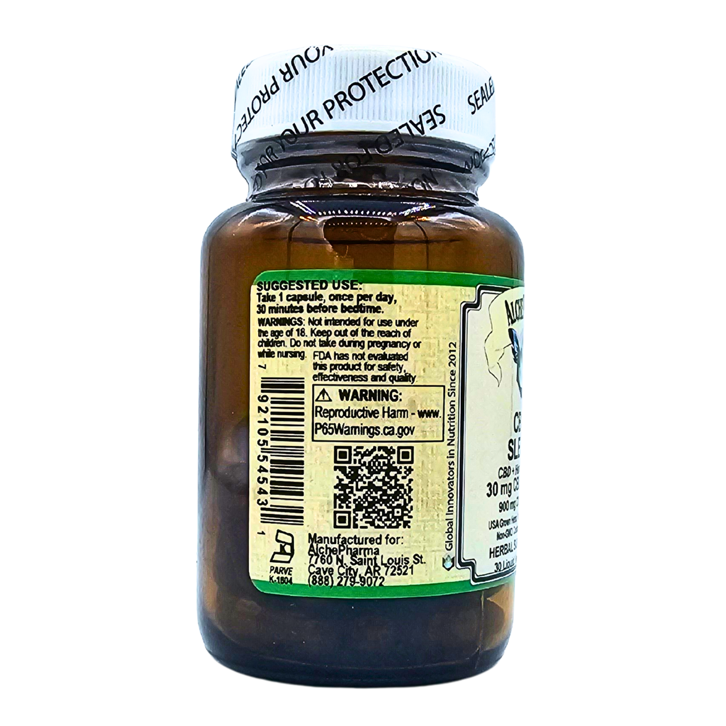 CBD Sleep - CBD + Herbal Blend - 30 Liquid Filled Capsules