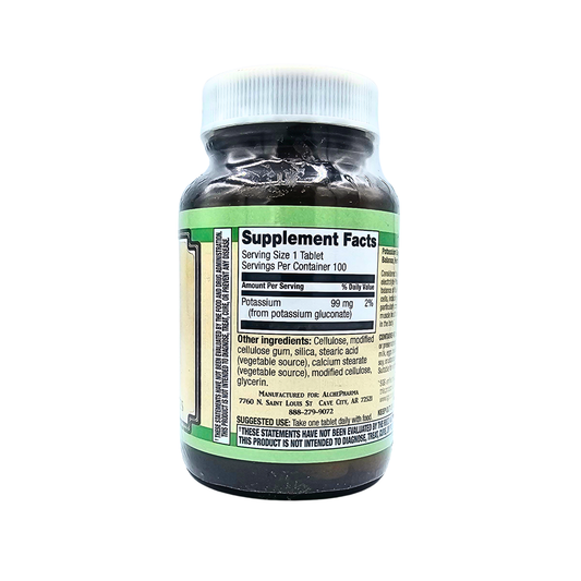 Potassium - 99 mg, Elemental Tablets