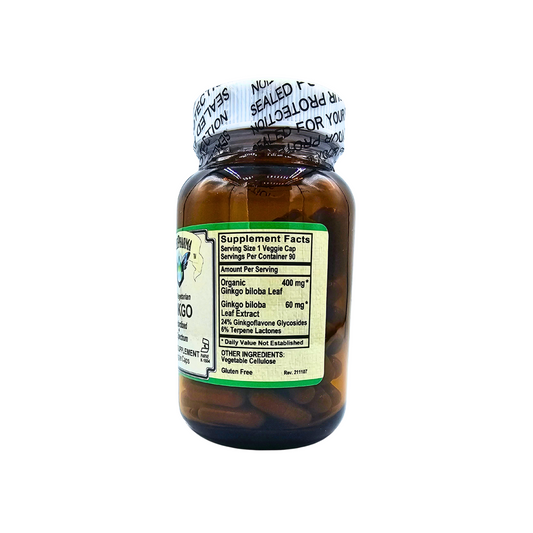 Ginkgo Biloba - Standardized + Full Spectrum Capsules