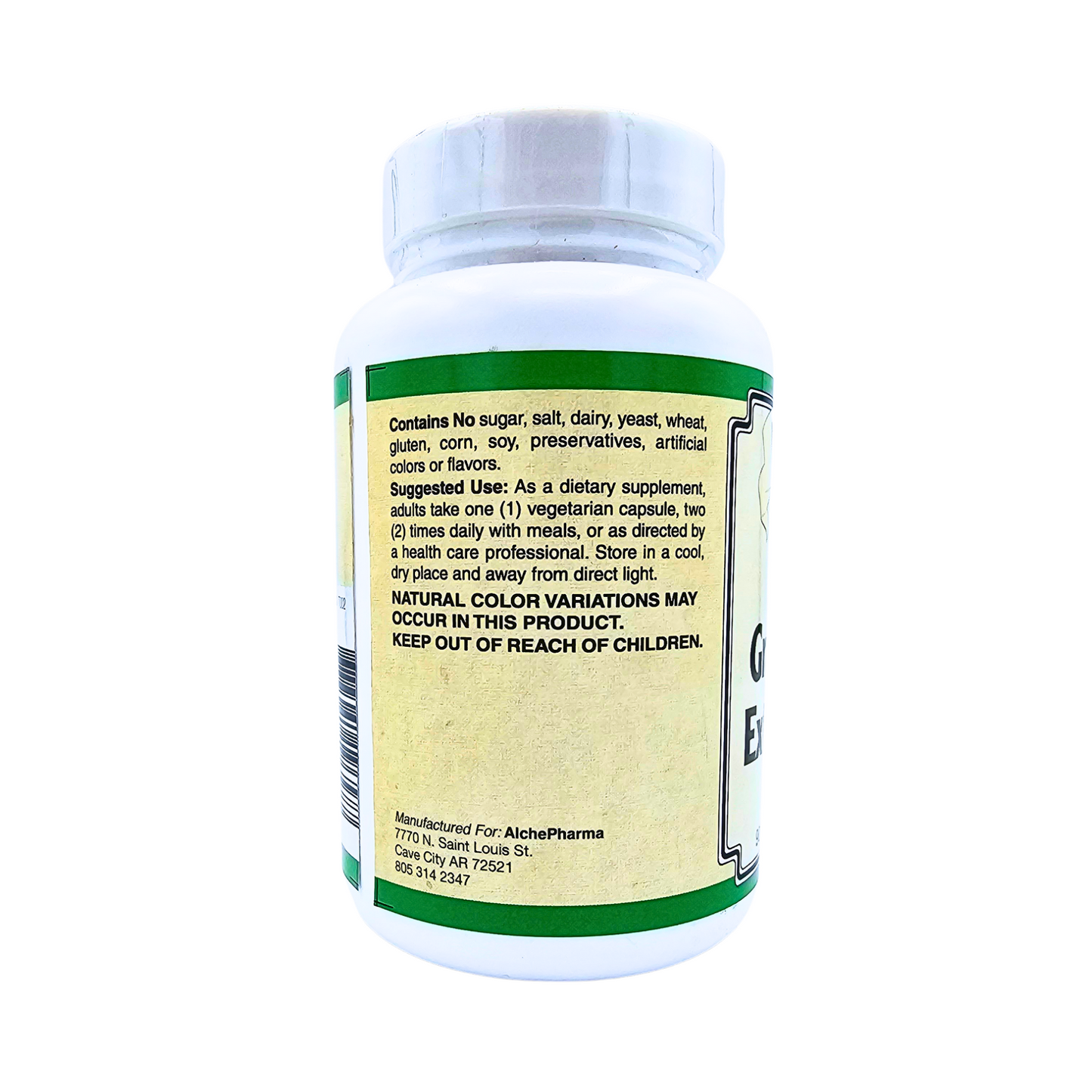 Grape Seed Extract 100 mg Capsules