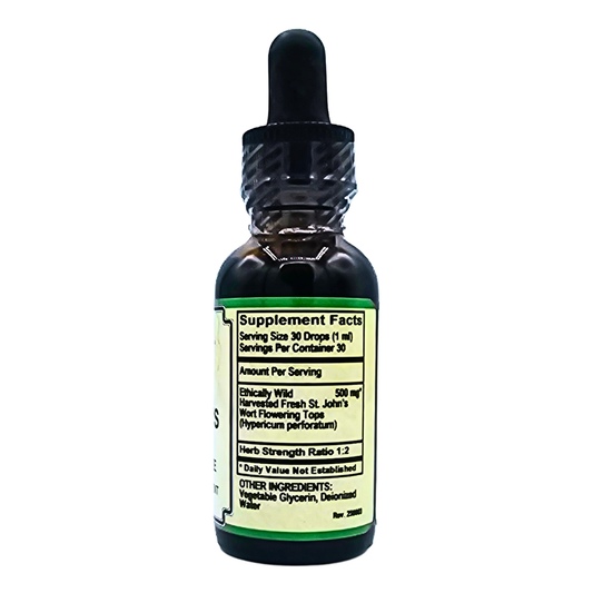 St. John's Wort - 500 mg, Alcohol Free - 1 Fl. Oz.