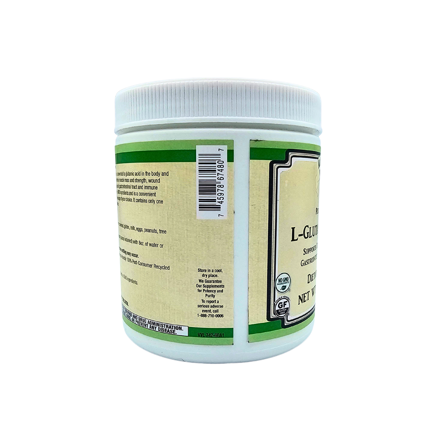 L-Glutamine Powder - Pure, Free-Form - 10.6 Oz.