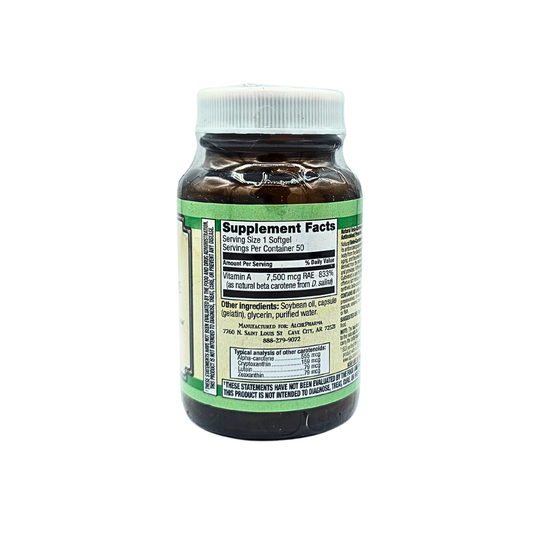 Beta-Carotene, Natural 25,000 IU Plus other Carotenoids
