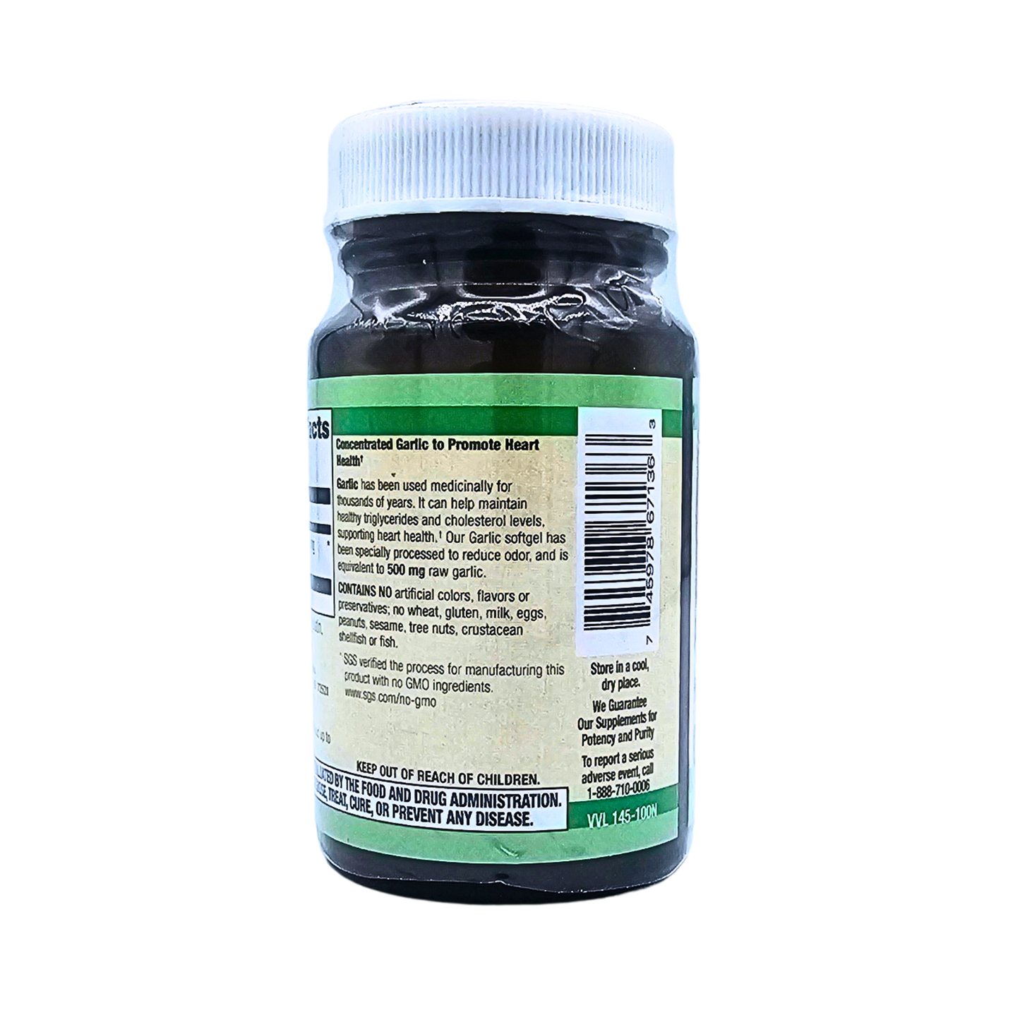 Garlic 500 mg Odor-Reduced Softgels